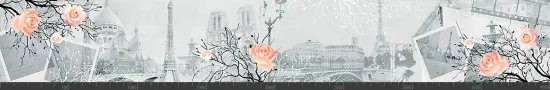 Стеновая панель фотопечать (винтаж) 147075