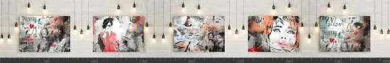 Стеновая панель фотопечать (блеск и гламур) 149018