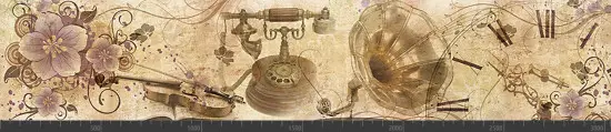 Стеновая панель фотопечать (винтаж) 107042