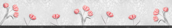 Стеновая панель фотопечать (цветы и растения) 144750