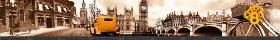 Стеновая панель фотопечать (города и улочки) 142118