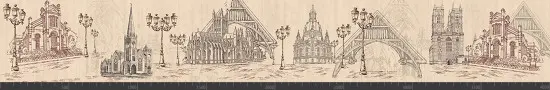 Стеновая панель фотопечать (винтаж) 147290