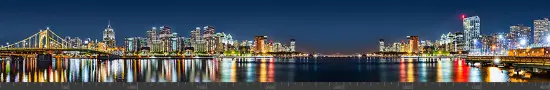 Стеновая панель фотопечать (города и улочки) 142324