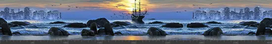 Стеновая панель фотопечать (панорамы природы) 143150