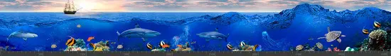 Стеновая панель фотопечать (животный мир) 145011