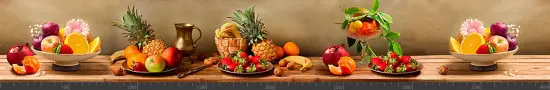 Стеновая панель фотопечать (кухонная тематика) 141026