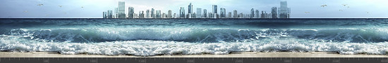 Стеновая панель фотопечать (города и улочки) 142134