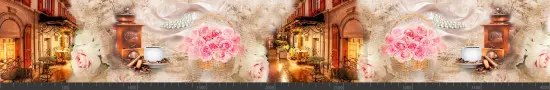 Стеновая панель фотопечать (винтаж) 147001