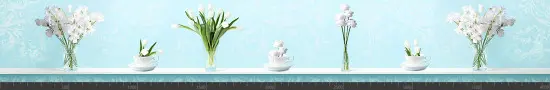 Стеновая панель фотопечать (цветы и растения) 144372