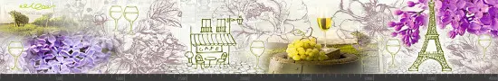 Стеновая панель фотопечать (винтаж) 147003
