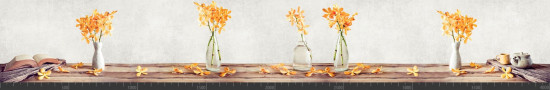 Стеновая панель фотопечать (цветы и растения) 144575