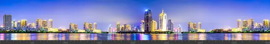 Стеновая панель фотопечать (города и улочки) 142345