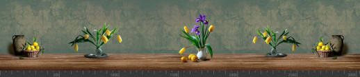 Стеновая панель фотопечать (цветы и растения) 104181
