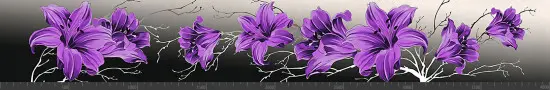 Стеновая панель фотопечать (цветы и растения) 144488
