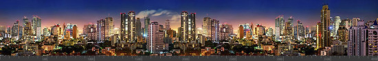 Стеновая панель фотопечать (города и улочки) 142252