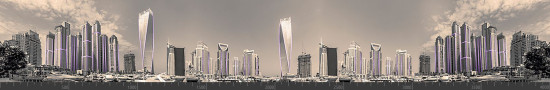Стеновая панель фотопечать (города и улочки) 142057