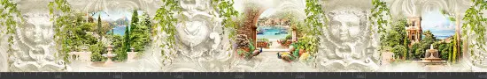 Стеновая панель фотопечать (винтаж) 147130