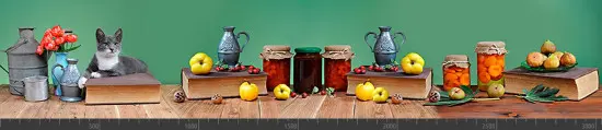 Стеновая панель фотопечать (кухонная тематика) 101169