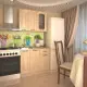 Кухонный гарнитур Грецкий орех 1000