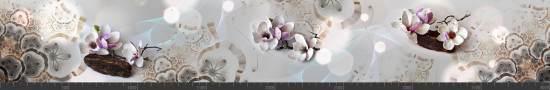 Стеновая панель фотопечать (цветы и растения) 144806
