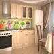 Кухонный гарнитур Грецкий орех 1400
