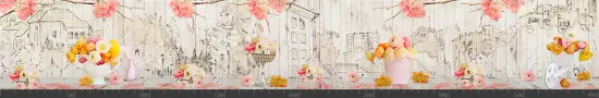 Стеновая панель фотопечать (винтаж) 147038