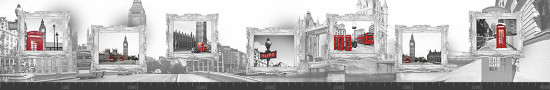 Стеновая панель фотопечать (города и улочки) 142175