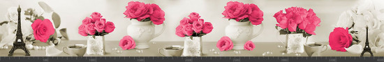Стеновая панель фотопечать (цветы и растения) 144021