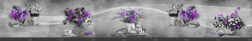 Стеновая панель фотопечать (цветы и растения) 144521