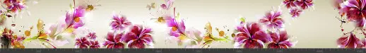 Стеновая панель фотопечать (цветы и растения) 144423