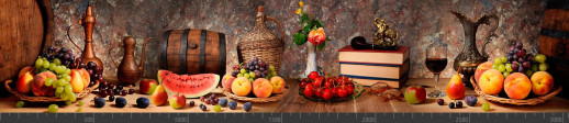 Стеновая панель фотопечать (кухонная тематика) 101094