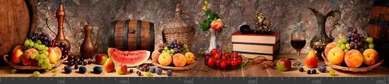 Стеновая панель фотопечать (кухонная тематика) 101094