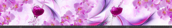 Стеновая панель фотопечать (цветы и растения) 144829