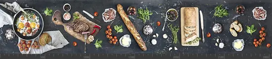 Стеновая панель фотопечать (кухонная тематика) 101200