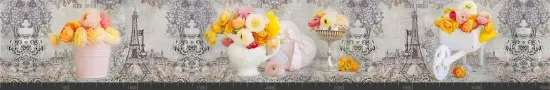 Стеновая панель фотопечать (винтаж) 147263