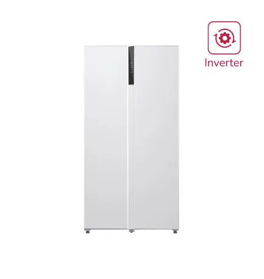 Отдельностоящий холодильник Lex LSB530WGID белое стекло