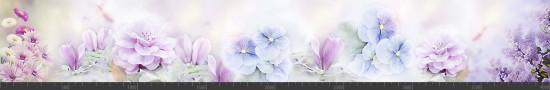 Стеновая панель фотопечать (цветы и растения) 144539